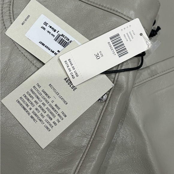 Recycled Leather 90's Pinch Waist in Toast
AGOLDE - Picture 6 of 9